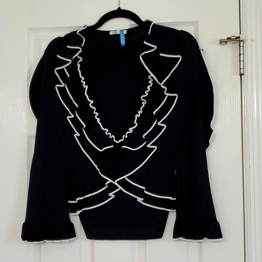 Knit Ruffle Knit top